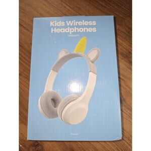 Unicorn Kids Wireless Headphones 85 dB Safe Volume Padded Bluetooth box 1